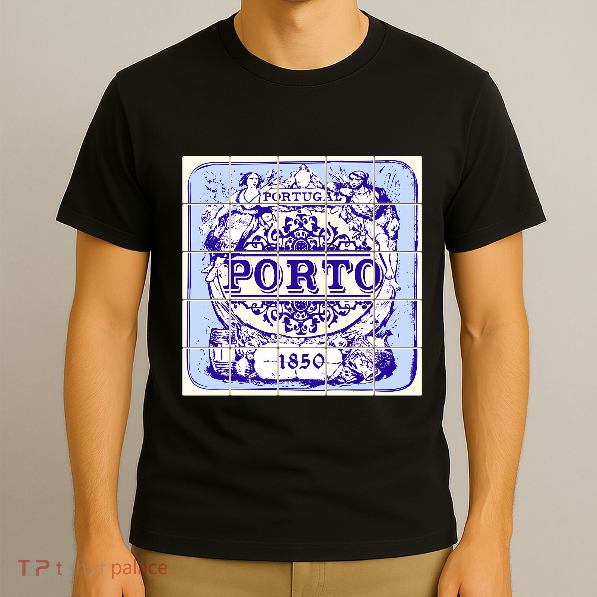 Azulejo Porto Lisbon Azulejos Lisboa T-Shirt