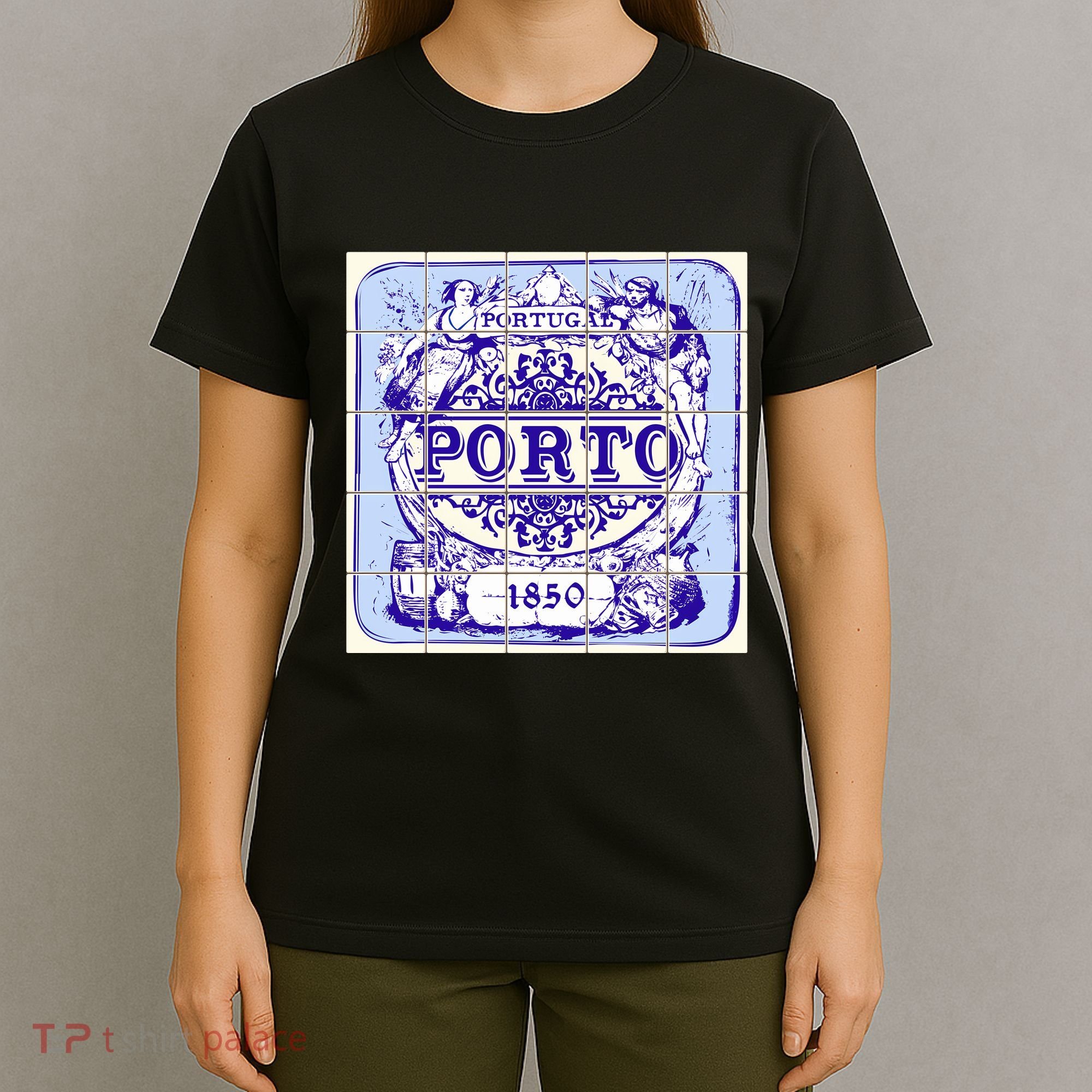 Azulejo Porto Lisbon Azulejos Lisboa T-Shirt