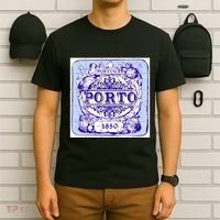 Azulejo Porto Lisbon Azulejos Lisboa T-Shirt thumb 6