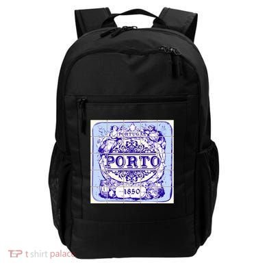 Azulejo Porto Lisbon Azulejos Lisboa Backpack