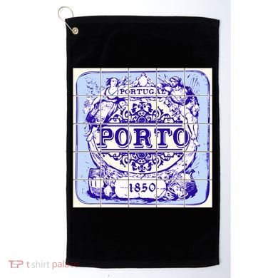Azulejo Porto Lisbon Azulejos Lisboa Golf Towel