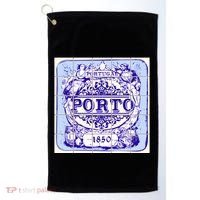 Azulejo Porto Lisbon Azulejos Lisboa Golf Towel thumb 0