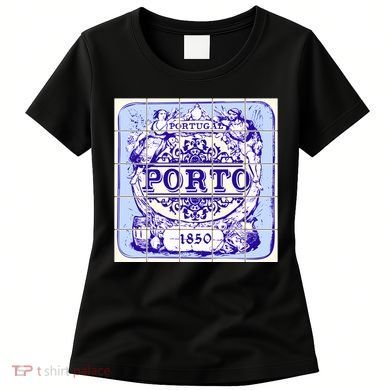 Azulejo Porto Lisbon Azulejos Lisboa Women's T-Shirt