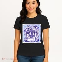 Azulejo Porto Lisbon Azulejos Lisboa Women's T-Shirt thumb 4