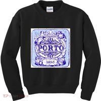Azulejo Porto Lisbon Azulejos Lisboa Kids Sweatshirt thumb 0