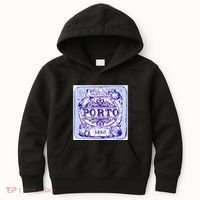 Azulejo Porto Lisbon Azulejos Lisboa Kids Hoodie thumb 0