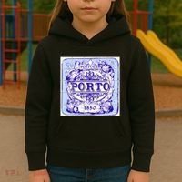 Azulejo Porto Lisbon Azulejos Lisboa Kids Hoodie thumb 3