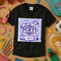 Azulejo Porto Lisbon Azulejos Lisboa Kids T-Shirt thumb 3