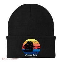Arrgh Pirate Life Pirate Ship And Jolly Roger Flag Pirate Beanie thumb 0
