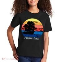 Arrgh Pirate Life Pirate Ship And Jolly Roger Flag Pirate Kids T-Shirt thumb 2