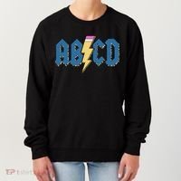 ABCD Pencil Lightning Rockn Roll Teacher Back To School Women's Sweatshirt thumb 0