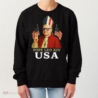 American Pope Leo XIV USA Women's Sweatshirt thumb 0