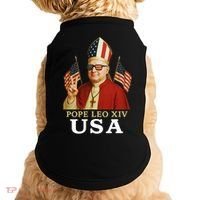 American Pope Leo XIV USA Doggie Tank thumb 0