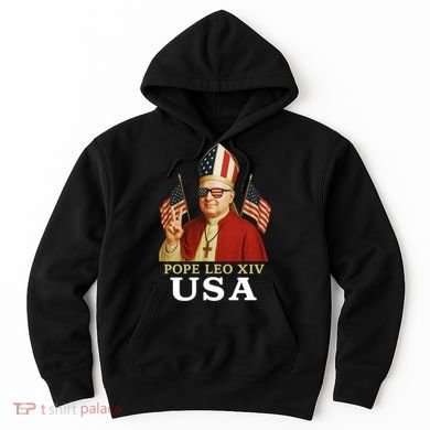 American Pope Leo XIV USA Hoodie