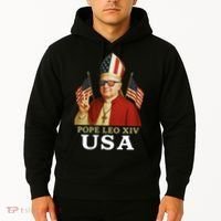 American Pope Leo XIV USA Hoodie thumb 2