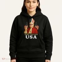 American Pope Leo XIV USA Hoodie thumb 5