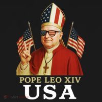 American Pope Leo XIV USA Long Sleeve Shirt thumb 2