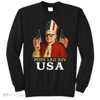 American Pope Leo XIV USA Sweatshirt thumb 0
