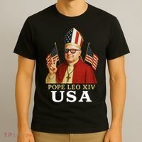 American Pope Leo XIV USA T-Shirt thumb 3