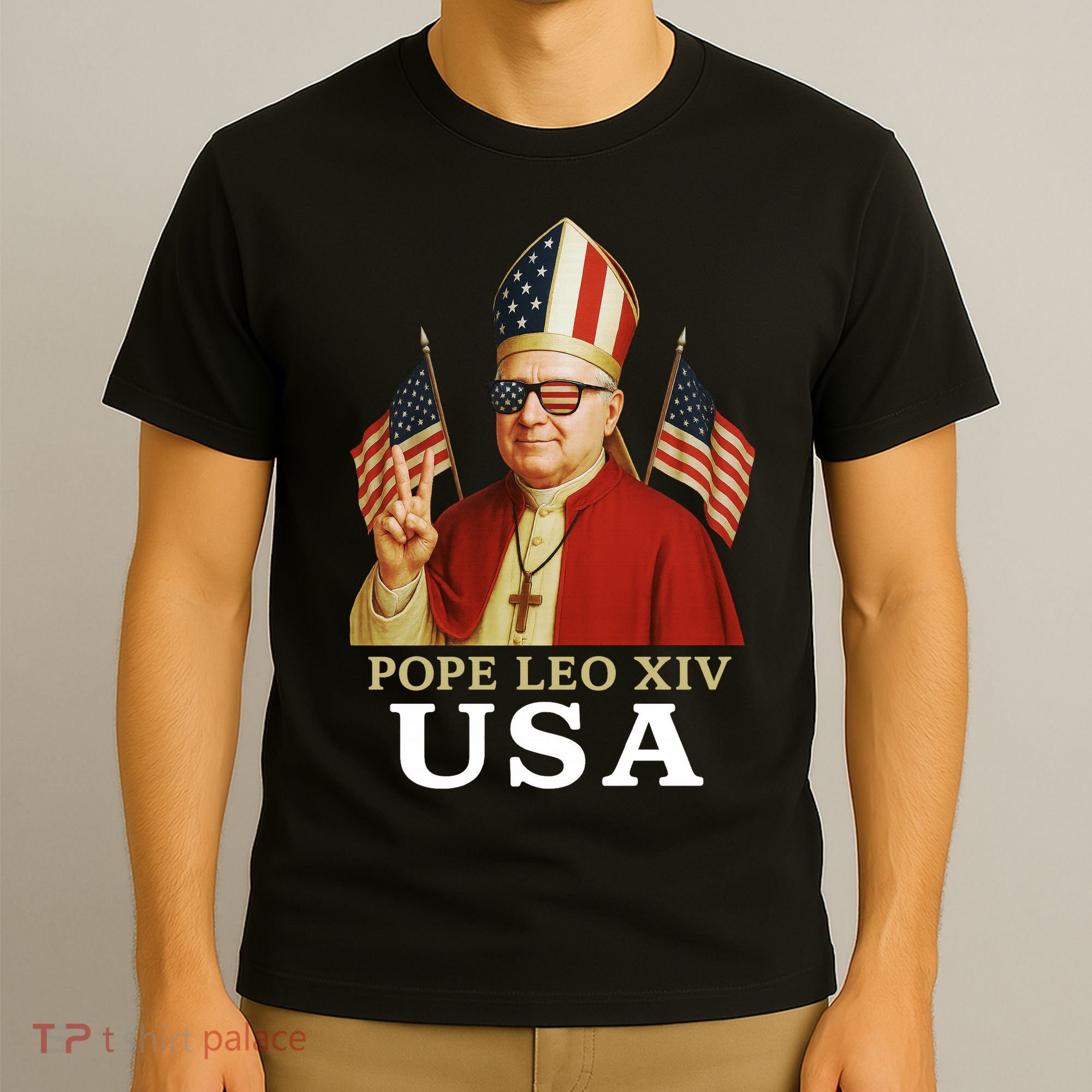 American Pope Leo XIV USA T-Shirt