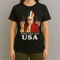 American Pope Leo XIV USA T-Shirt thumb 4