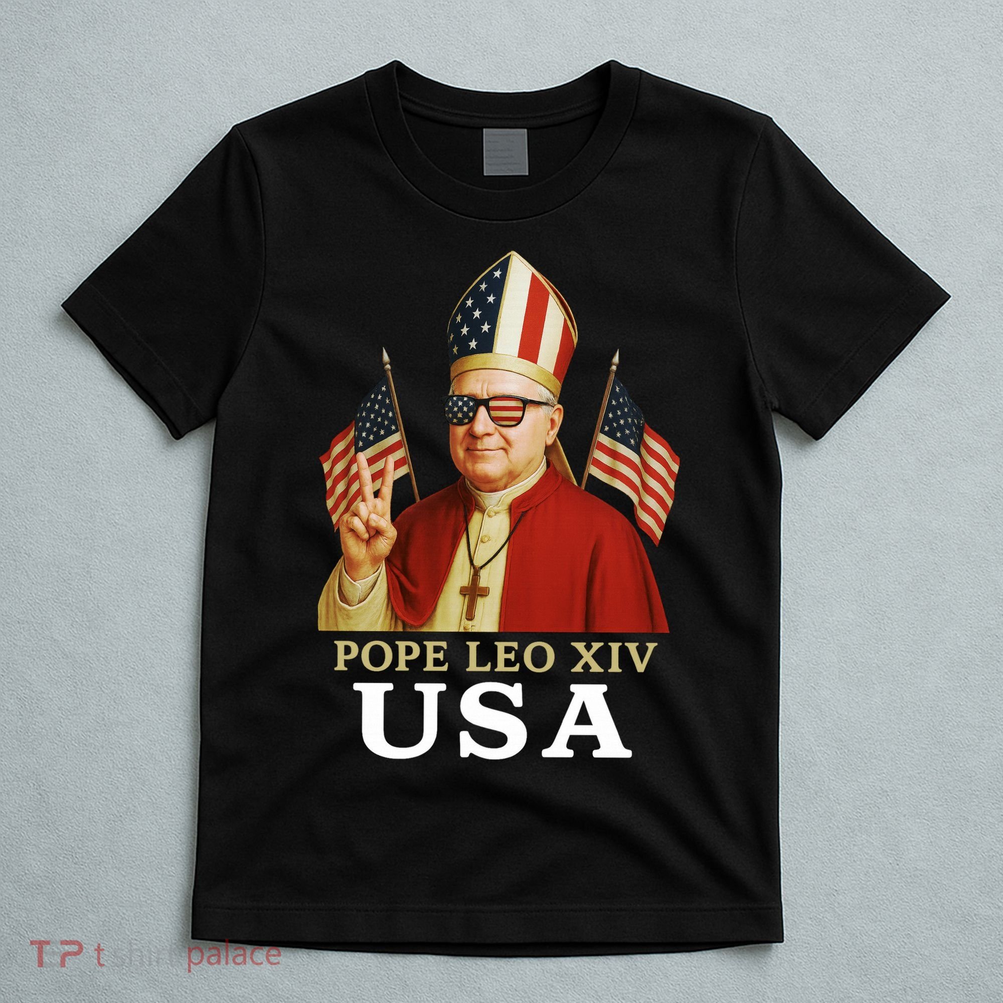 American Pope Leo XIV USA T-Shirt