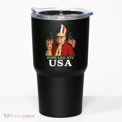 American Pope Leo XIV USA Tumbler