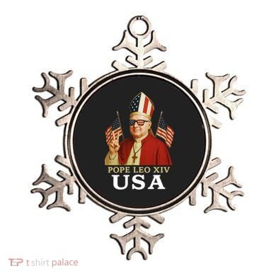 American Pope Leo XIV USA Ornament