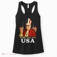 American Pope Leo XIV USA Women's Tank Top thumb 0