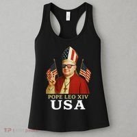 American Pope Leo XIV USA Women's Tank Top thumb 3
