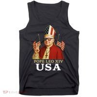 American Pope Leo XIV USA Tank Top thumb 0
