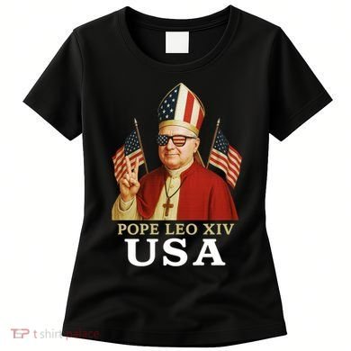 American Pope Leo XIV USA Women's T-Shirt