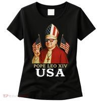 American Pope Leo XIV USA Women's T-Shirt thumb 0