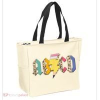 ABCD Pencil Lightning Bolt Back To School Teachers Tote Bag thumb 2
