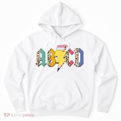 ABCD Pencil Lightning Bolt Back To School Teachers Hoodie