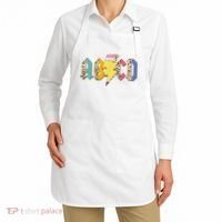 ABCD Pencil Lightning Bolt Back To School Teachers Apron thumb 2