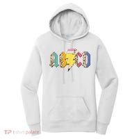 ABCD Pencil Lightning Bolt Back To School Teachers Women's Hoodie thumb 0