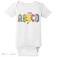 ABCD Pencil Lightning Bolt Back To School Teachers Baby Bodysuit thumb 0