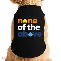 Aroace Pride Lgbtq Aro None Of The Above Aromantic Asexual Doggie Tank thumb 0
