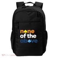 Aroace Pride Lgbtq Aro None Of The Above Aromantic Asexual Backpack thumb 0