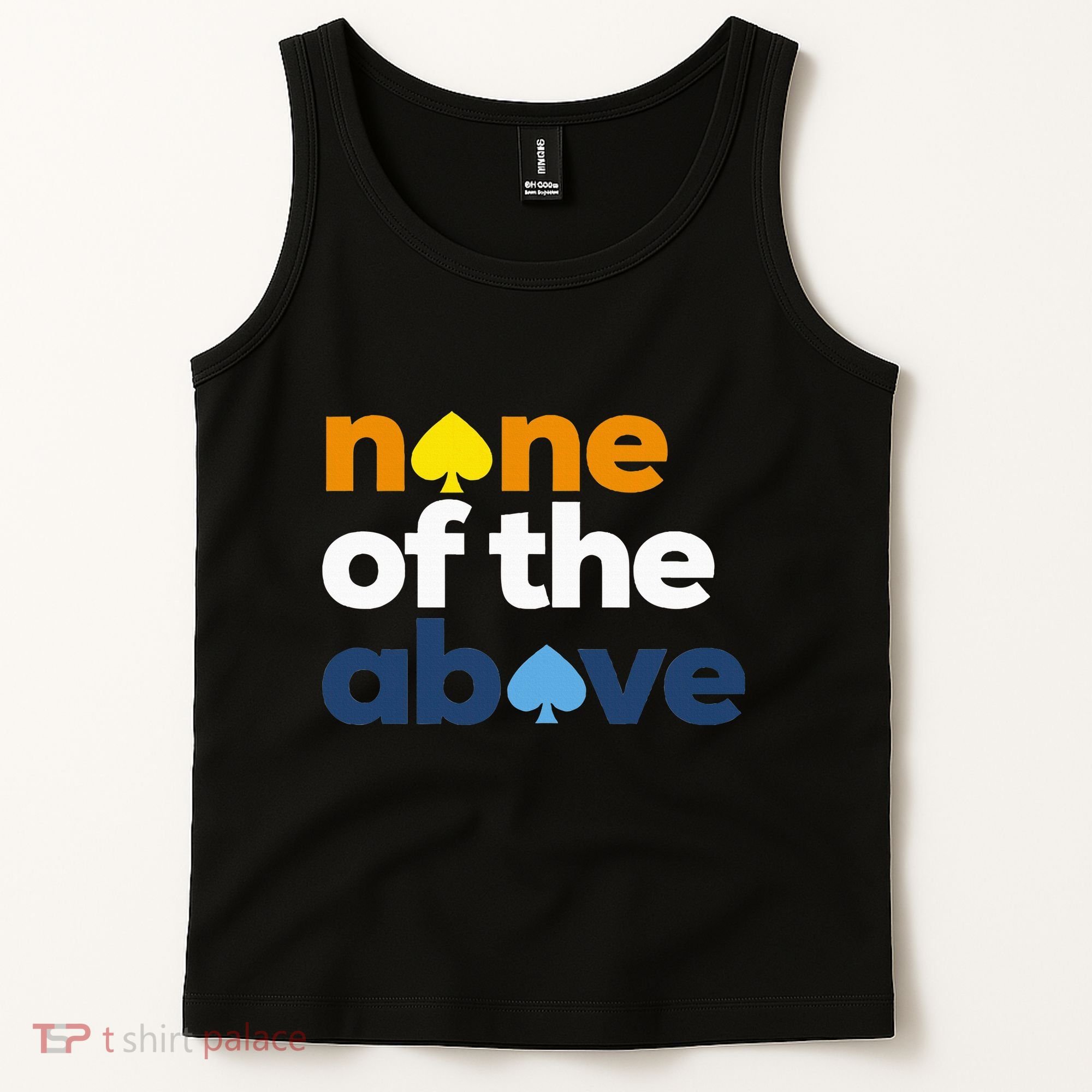 Aroace Pride Lgbtq Aro None Of The Above Aromantic Asexual Tank Top