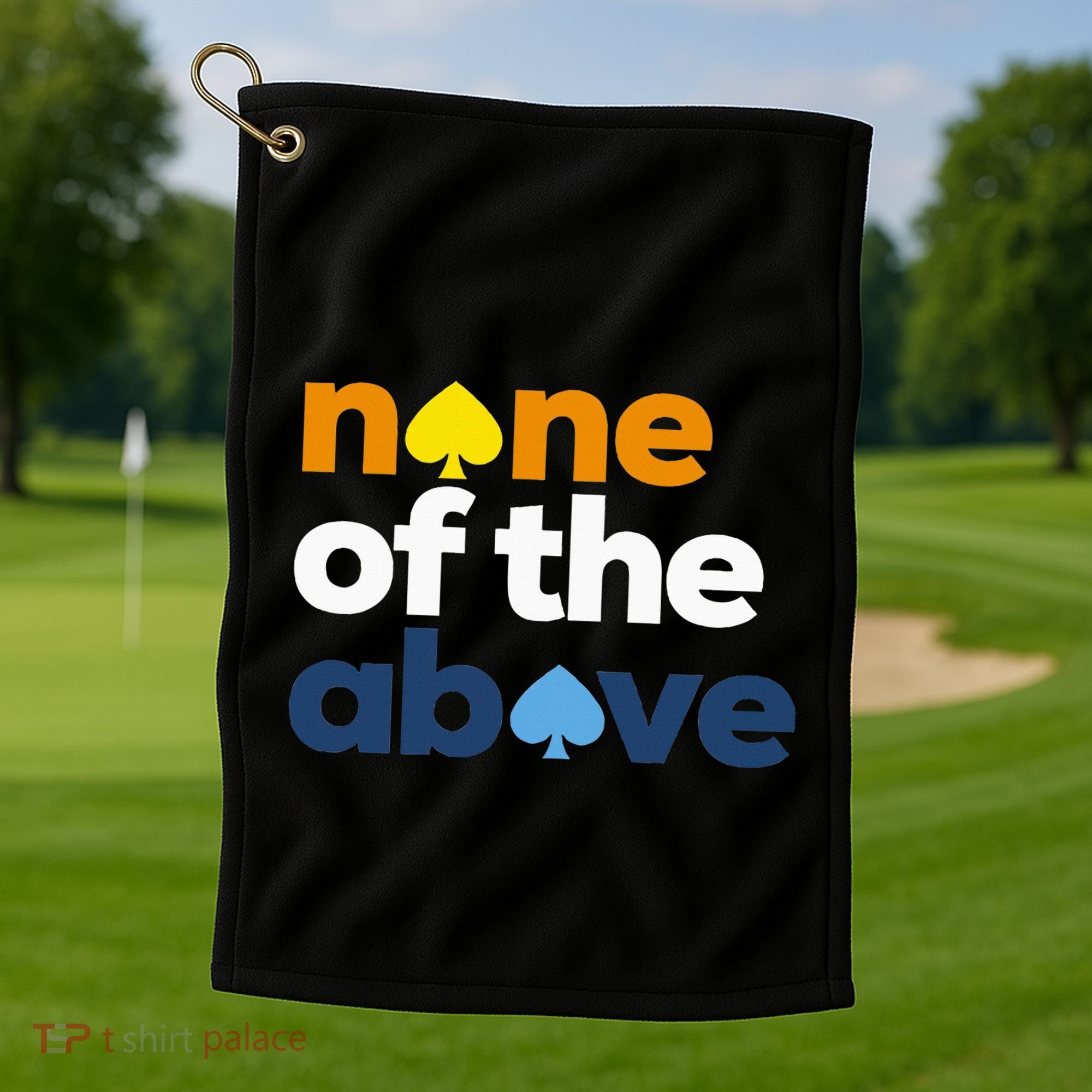 Aroace Pride Lgbtq Aro None Of The Above Aromantic Asexual Golf Towel