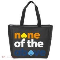 Aroace Pride Lgbtq Aro None Of The Above Aromantic Asexual Tote Bag thumb 0