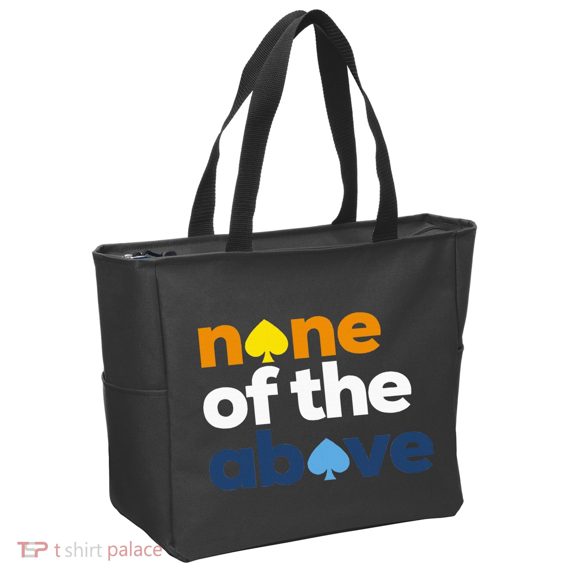 Aroace Pride Lgbtq Aro None Of The Above Aromantic Asexual Tote Bag