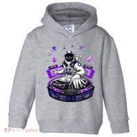 Astronaut Psychedelic Music Dj Psytrance Techno Edm Festival Toddler Hoodie thumb 0