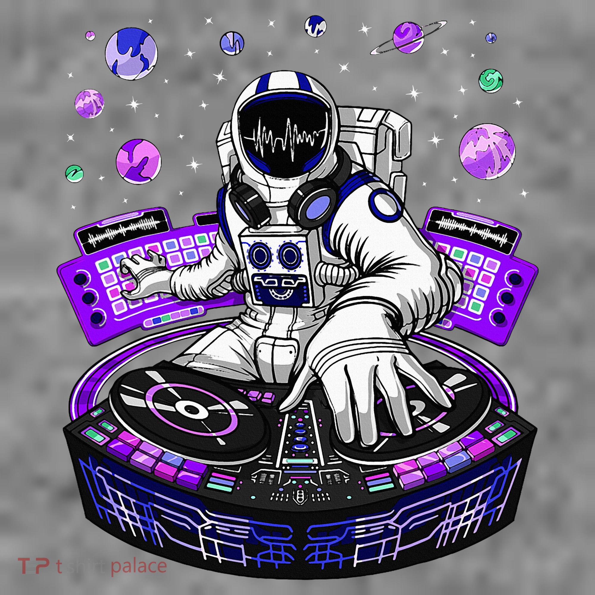 Astronaut Psychedelic Music Dj Psytrance Techno Edm Festival Toddler Hoodie