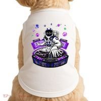 Astronaut Psychedelic Music Dj Psytrance Techno Edm Festival Doggie Tank thumb 0