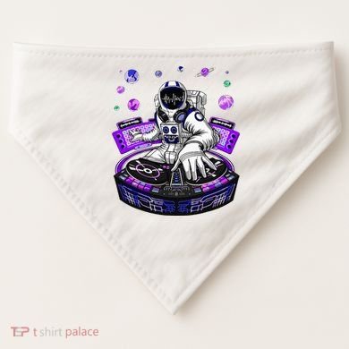 Astronaut Psychedelic Music Dj Psytrance Techno Edm Festival USA-Made Doggie Bandana