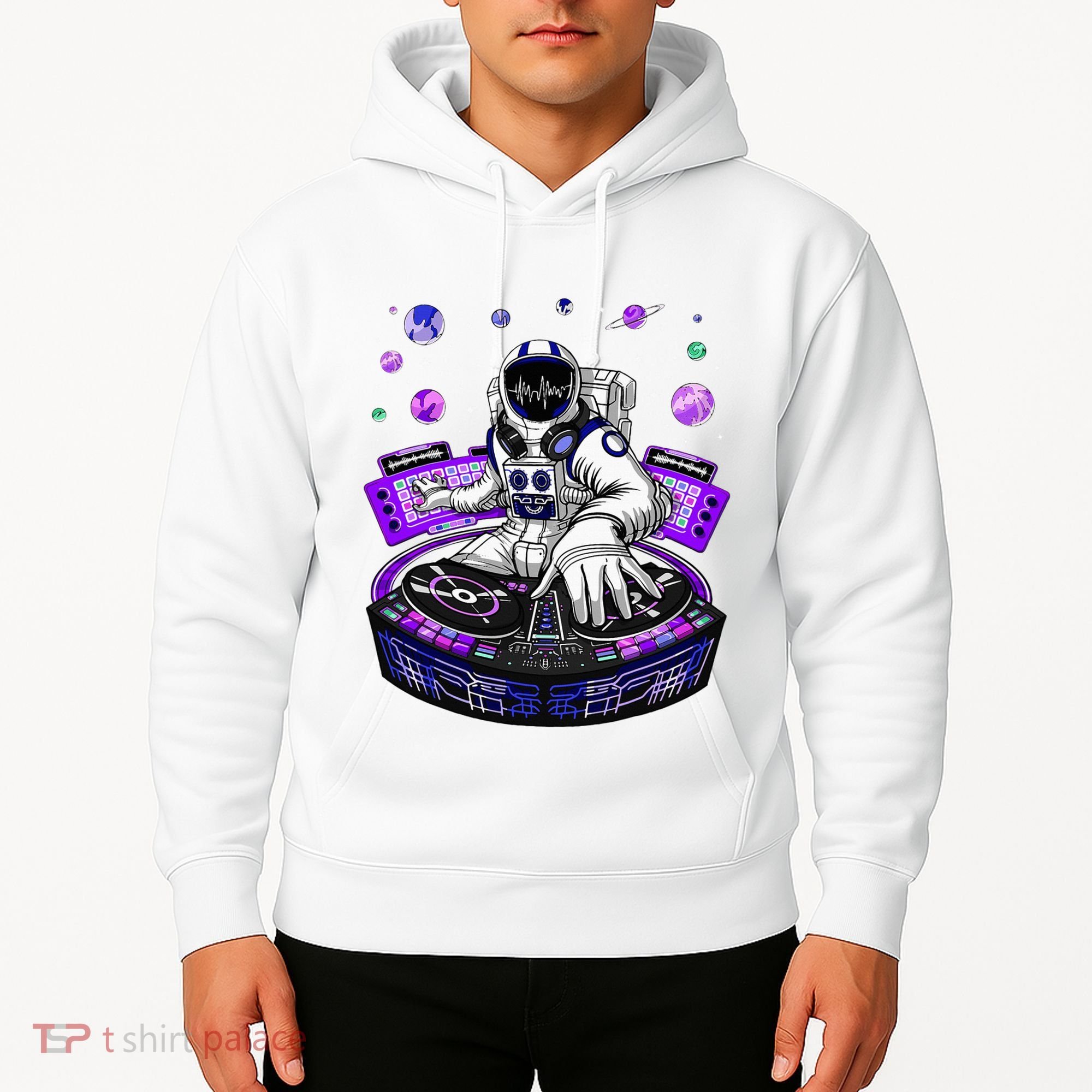Astronaut Psychedelic Music Dj Psytrance Techno Edm Festival Hoodie