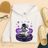 Astronaut Psychedelic Music Dj Psytrance Techno Edm Festival Hoodie thumb 4